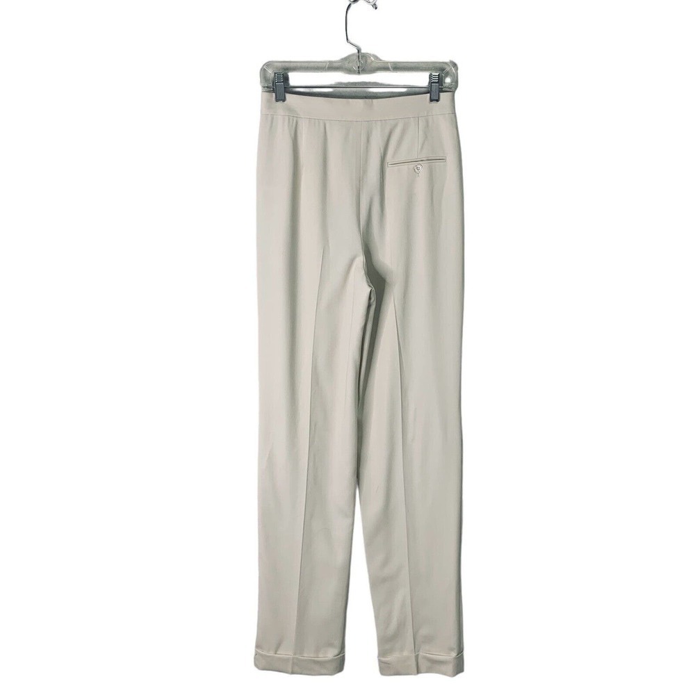 Ralph Lauren Purple Label Pleated Wool Pants Womens Size 0 NWT Defects $1390 - Picture 11 of 16